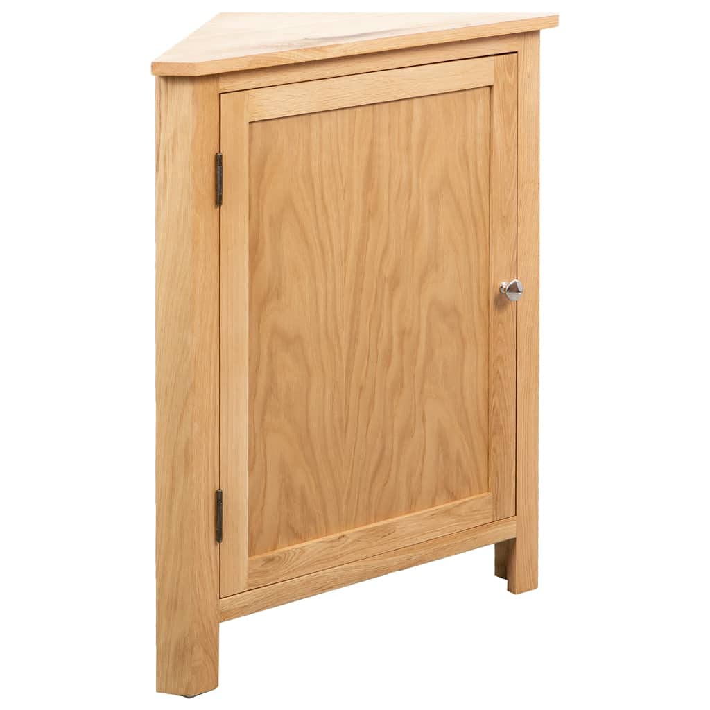 Solid Oak Wood Floor Storage Cabinet - 23.2