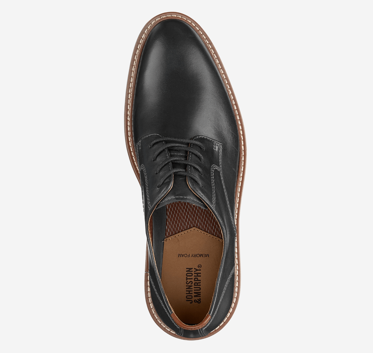 Upton Plain Toe Oxford Shoes for Men - Classic Comfortable Business Dress Shoes - Perfect for Office, Wedding & Formal Occasions
