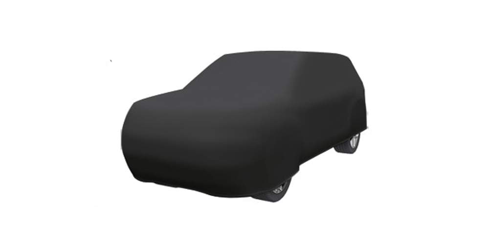 CoverMaster Indoor Car Cover for Jeep Wagoneer (SJ) - Premium Black Satin Fabric - Protects from Dust & Scratches - Perfect for Garage Storage & Vehicle Protection
