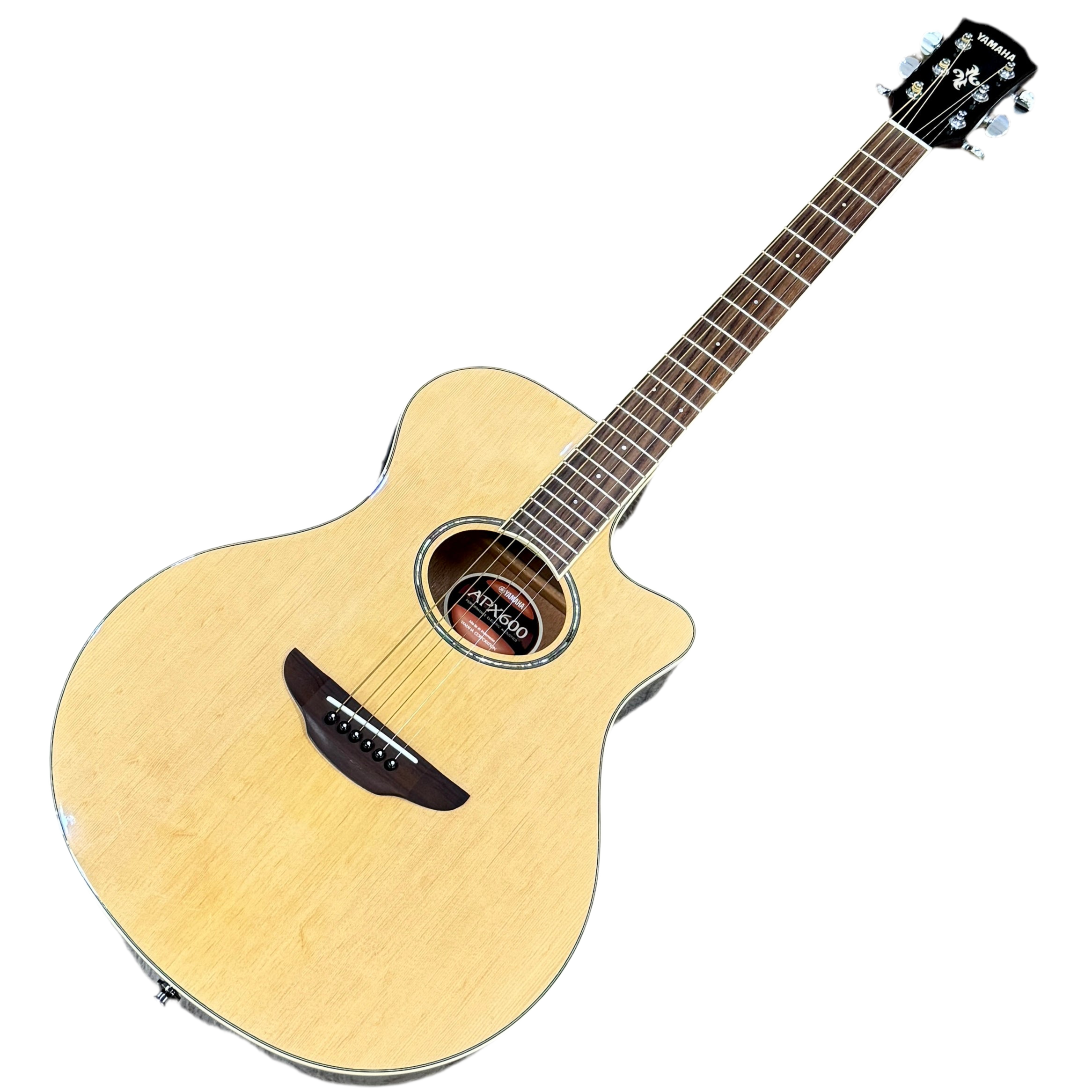 Yamaha APX600 Thin Body Acoustic Electric Guitar with Cutaway - Perfect for Live Performances & Studio Recording