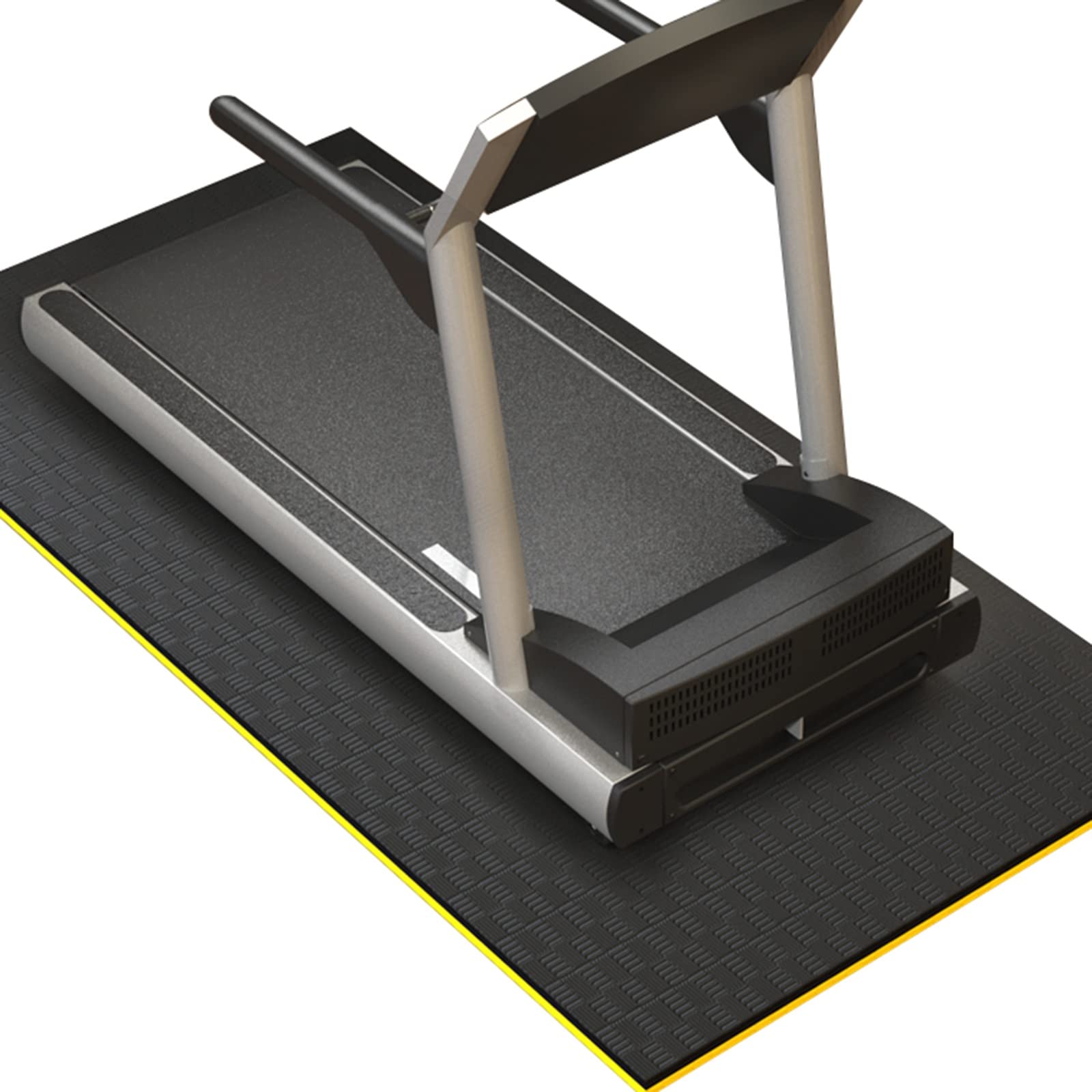 V3VOGUE Treadmill Mat for Hardwood Floors - Noise Reducing, Shock Absorbing Exercise Equipment Mat for Treadmills & Bikes - Protects Floors & Reduces Vibration - Perfect for Home Gyms & Fitness Rooms