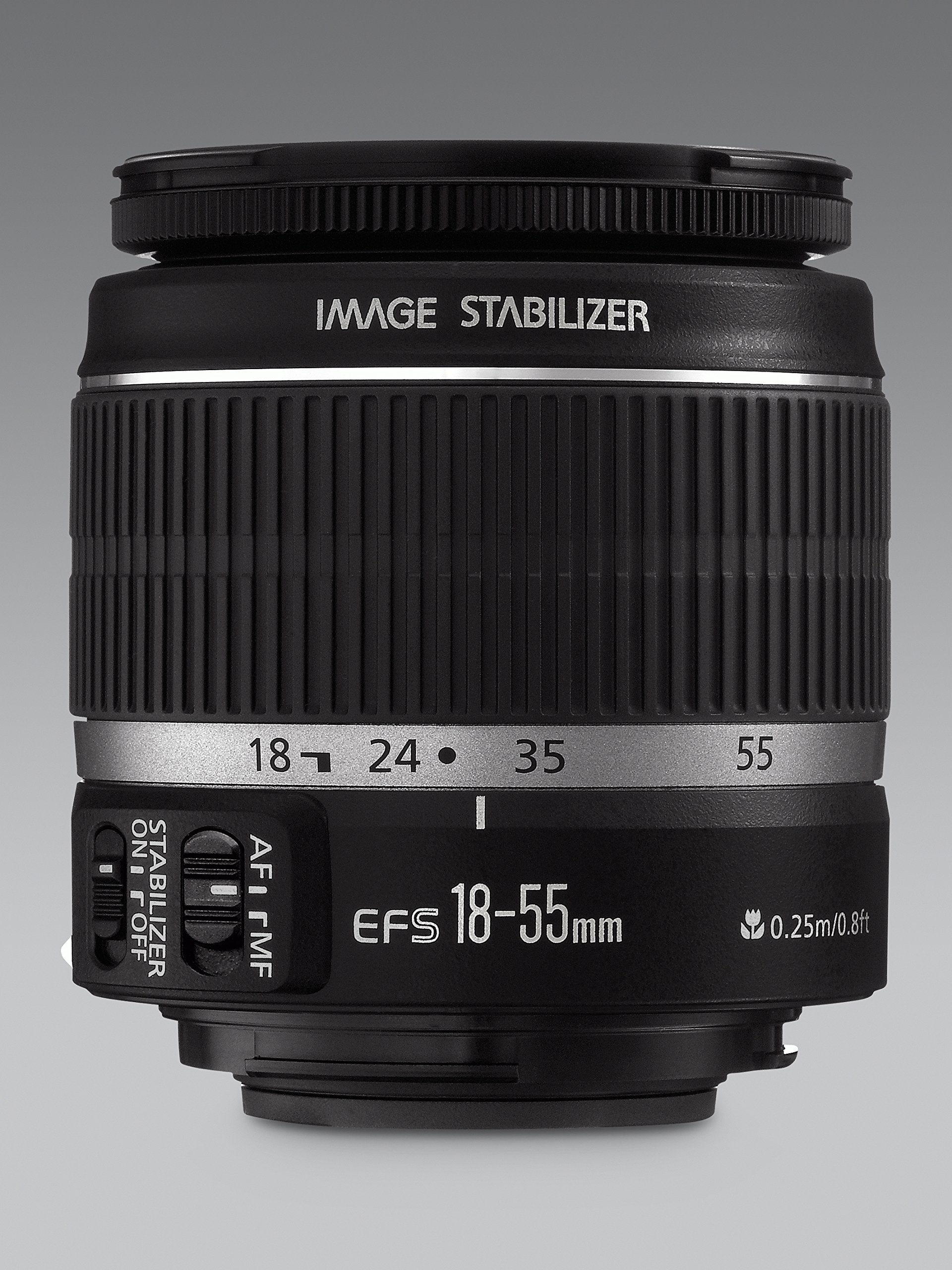 Canon EF-S 18-55mm f/3.5-5.6 IS STM Lens for DSLR Cameras - White Box Version - Perfect for Travel, Portrait & Everyday Photography
