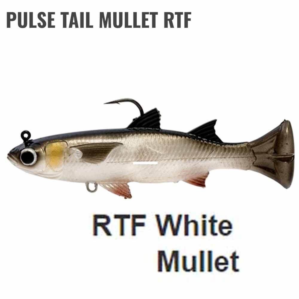 Savage Gear 3IN Pulse Tail Mullet RFT Fishing Lure - Saltwater & Freshwater Bass Fishing Bait for Anglers