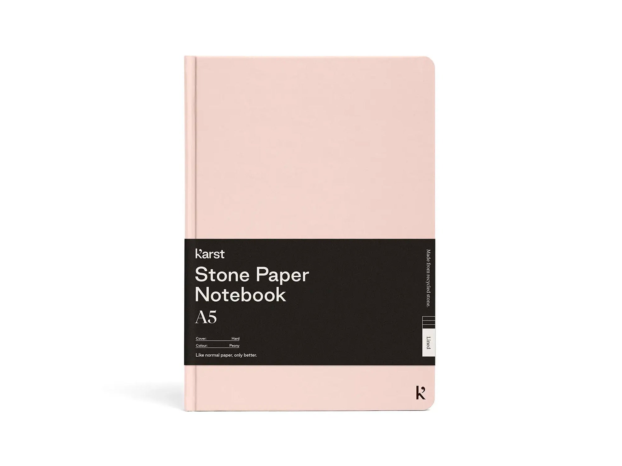 Eco-Friendly Karst Stone Paper Notebook - Glacier White, Recyclable & Waterproof, Perfect for Travel, Journaling & Outdoor Adventures