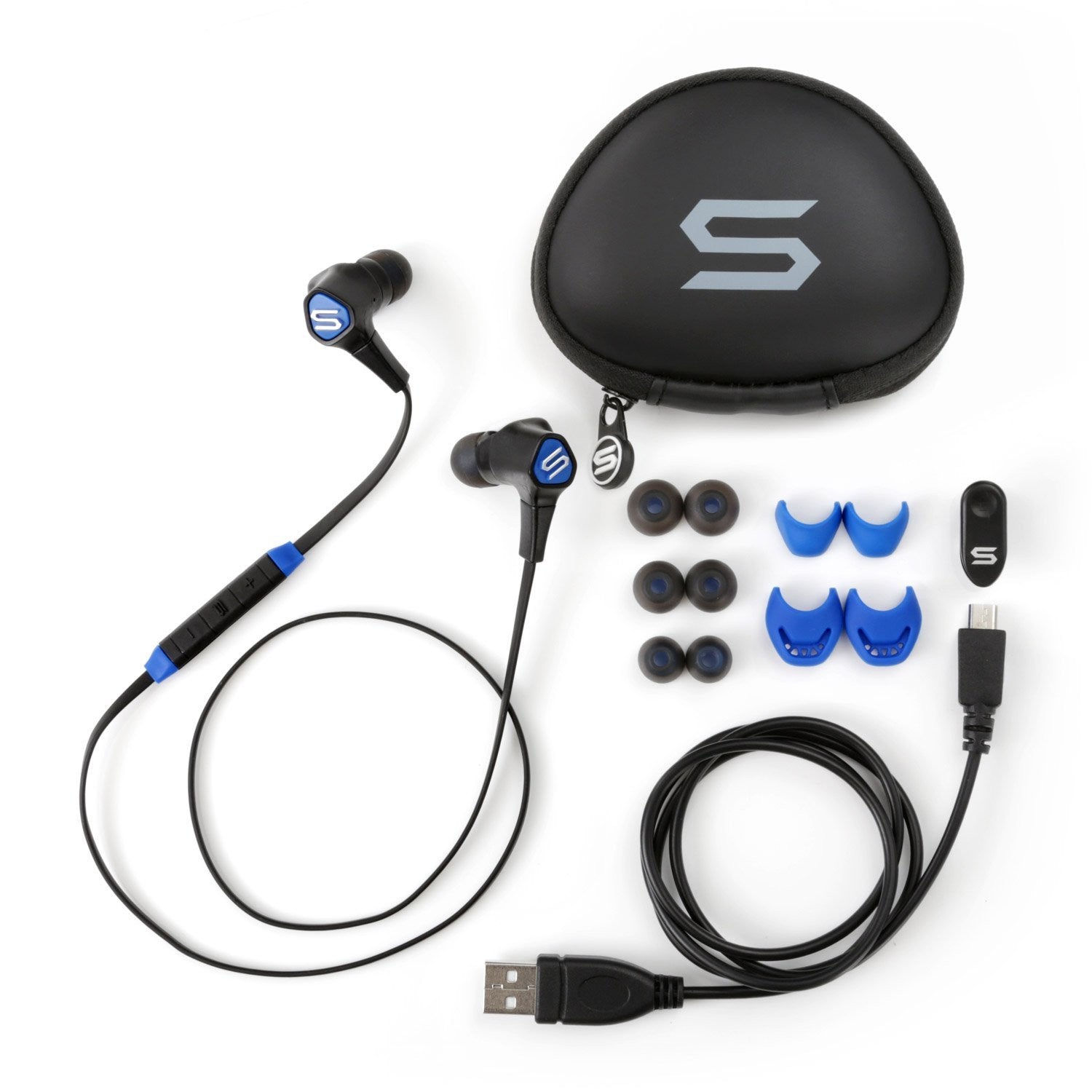 Soul Run Free Pro Wireless Sports Earbuds - Bluetooth 5.0 IPX7 Waterproof, 30H Playtime for Running, Gym, Workout & Outdoor Activities