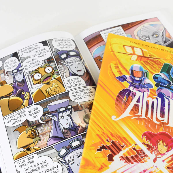 Amulet #1-8 Box Set Paperback - Complete Graphic Novel Series for Kids & Teens - Perfect for Gifts, Reading, and Collecting
