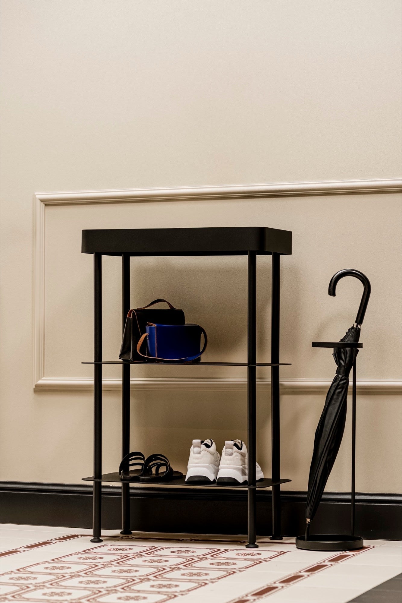 Modern 3-Tier Console Table - Nolle Entryway Sofa Table with Storage Shelf | Perfect for Hallway, Living Room & Small Spaces