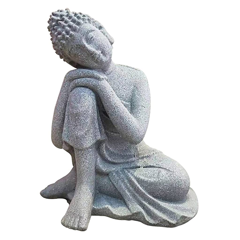 Small Sleeping Buddha Statue - Meditation Figurine for Home Decor, Yoga & Zen Room, Spiritual Gift & Collectible | Perfect for Living Room Altar, Office Desk & Meditation Space