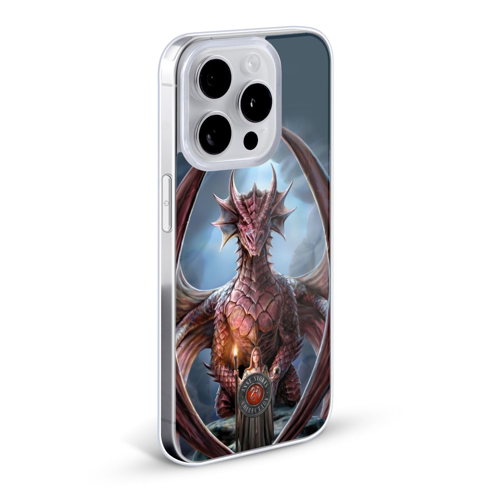 Officially Licensed Anne Stokes Guardian Dragon Friendship Soft Gel Case for Apple iPhone 11 Pro Max - Protective Phone Cover with Unique Artwork, Perfect for Fantasy Lovers & Gift Giving Occasions