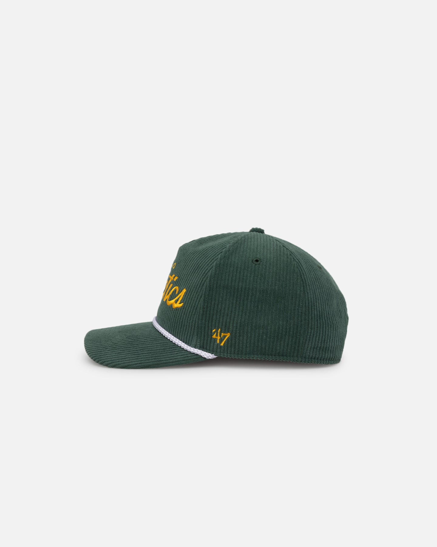 47 Brand Oakland Athletics MLB Opening Day Snapback Hat - Adjustable Crossrope Hitch Closure, Dark Green - Perfect for Baseball Games, Casual Wear & Fan Gear