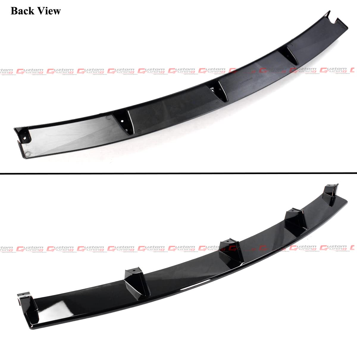 2017-2022 Tesla Model 3 Gloss Black Front Bumper Lip Spoiler Kit - 4PC Performance Style Winglet Splitter for Enhanced Aerodynamics & Sporty Look | Perfect for Car Enthusiasts & Street Racing