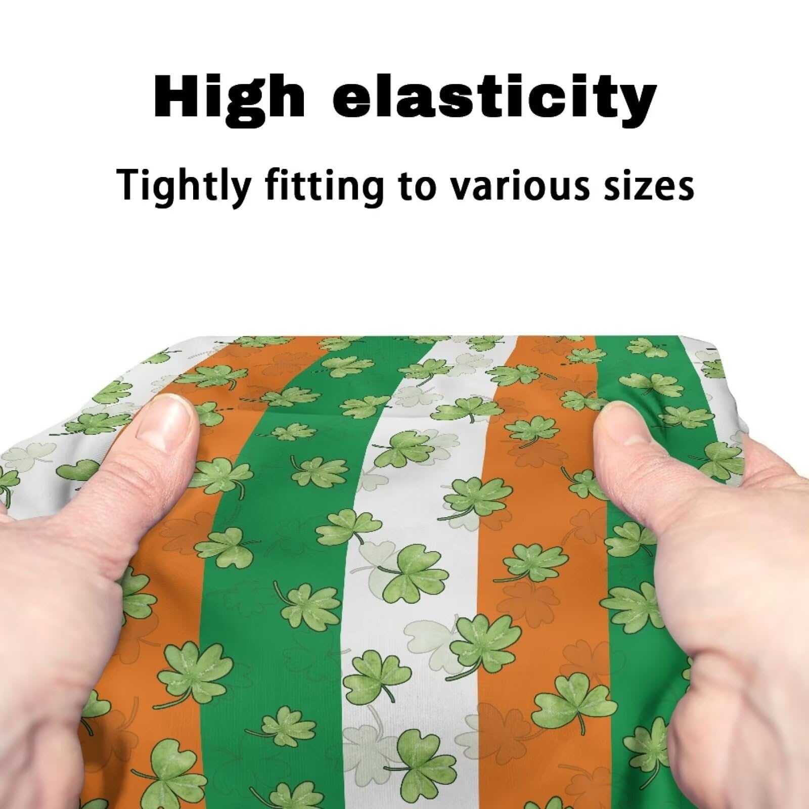 St. Patrick's Day Rollator Walker Accessories - Irish Flag & Clover Seat Covers for Seniors & Ladies - Universal Walker Seat & Backrest Covers - Perfect for St. Patrick's Day Parades, Nursing Homes & Mobility Support