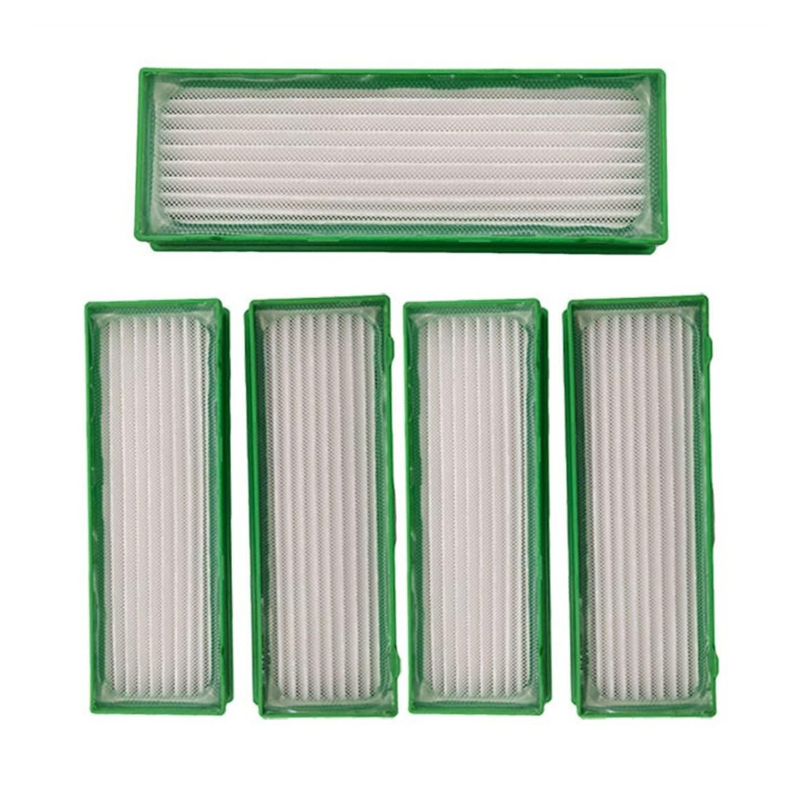 JIESITONG 5-Pack Replacement Filters for Vorwerk Kobold VR200 VR300 Robot Vacuum Cleaner - HEPA Filter Accessories for Home Cleaning & Dust Collection | Perfect for Pet Hair, Allergies & Hardwood Floors