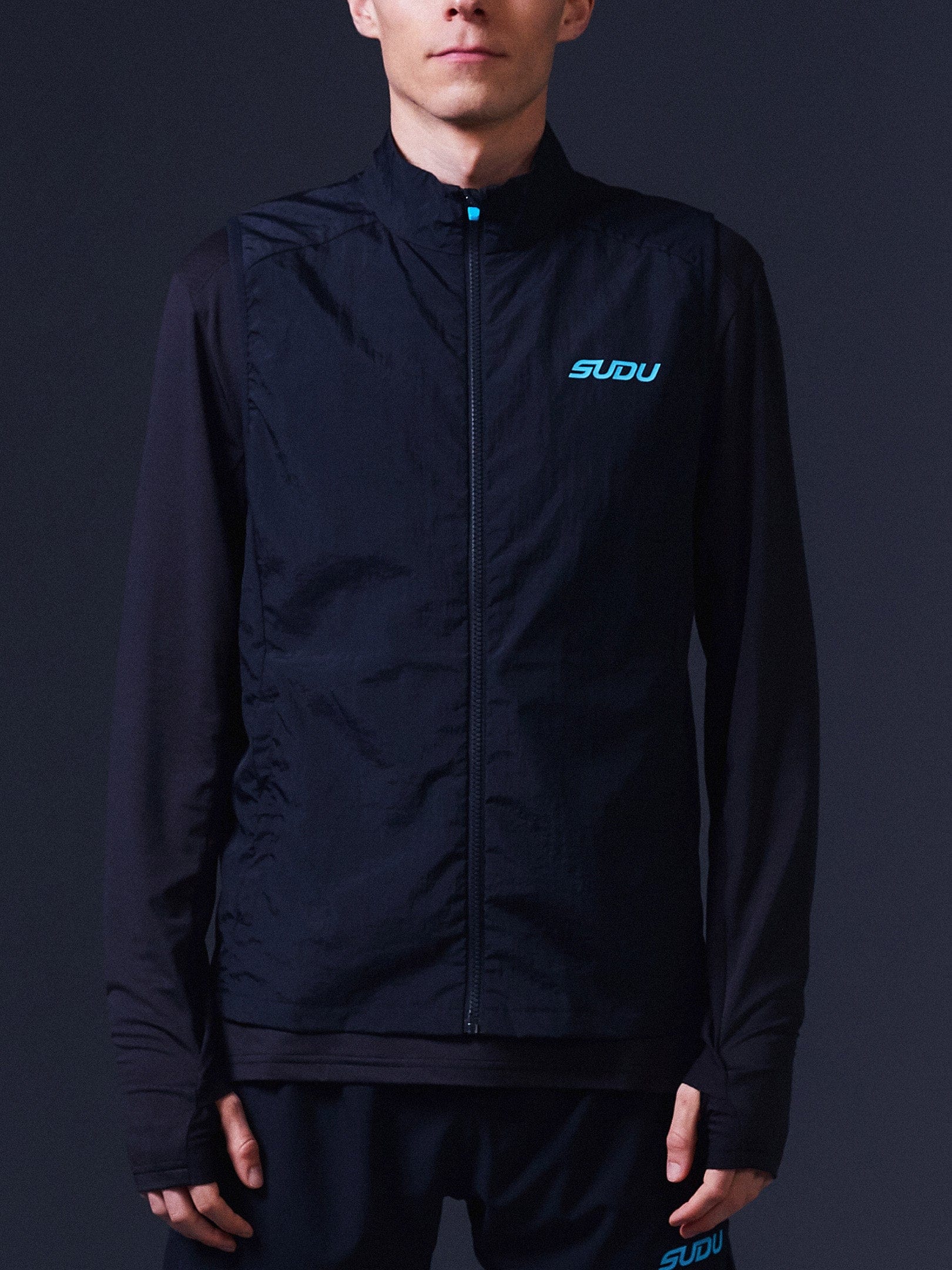 SRG 01 Men's Lightweight Vest - Black & Blue Color Options | Outdoor Hiking, Running & Casual Wear