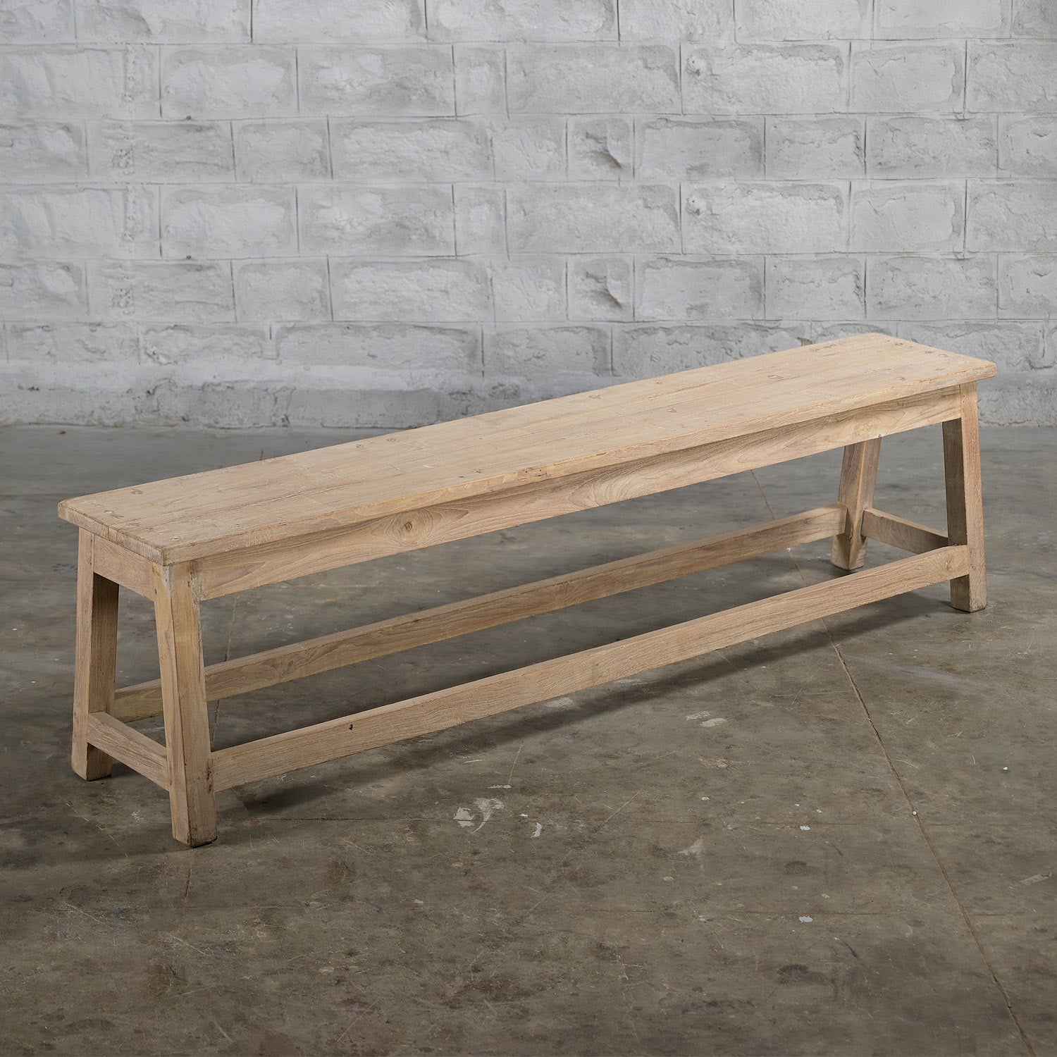 Tanya Teak Wood Bench - Solid Teak Outdoor Bench for Patio, Garden, and Backyard - Weather-Resistant & Durable Teak Furniture for Relaxing Outdoors