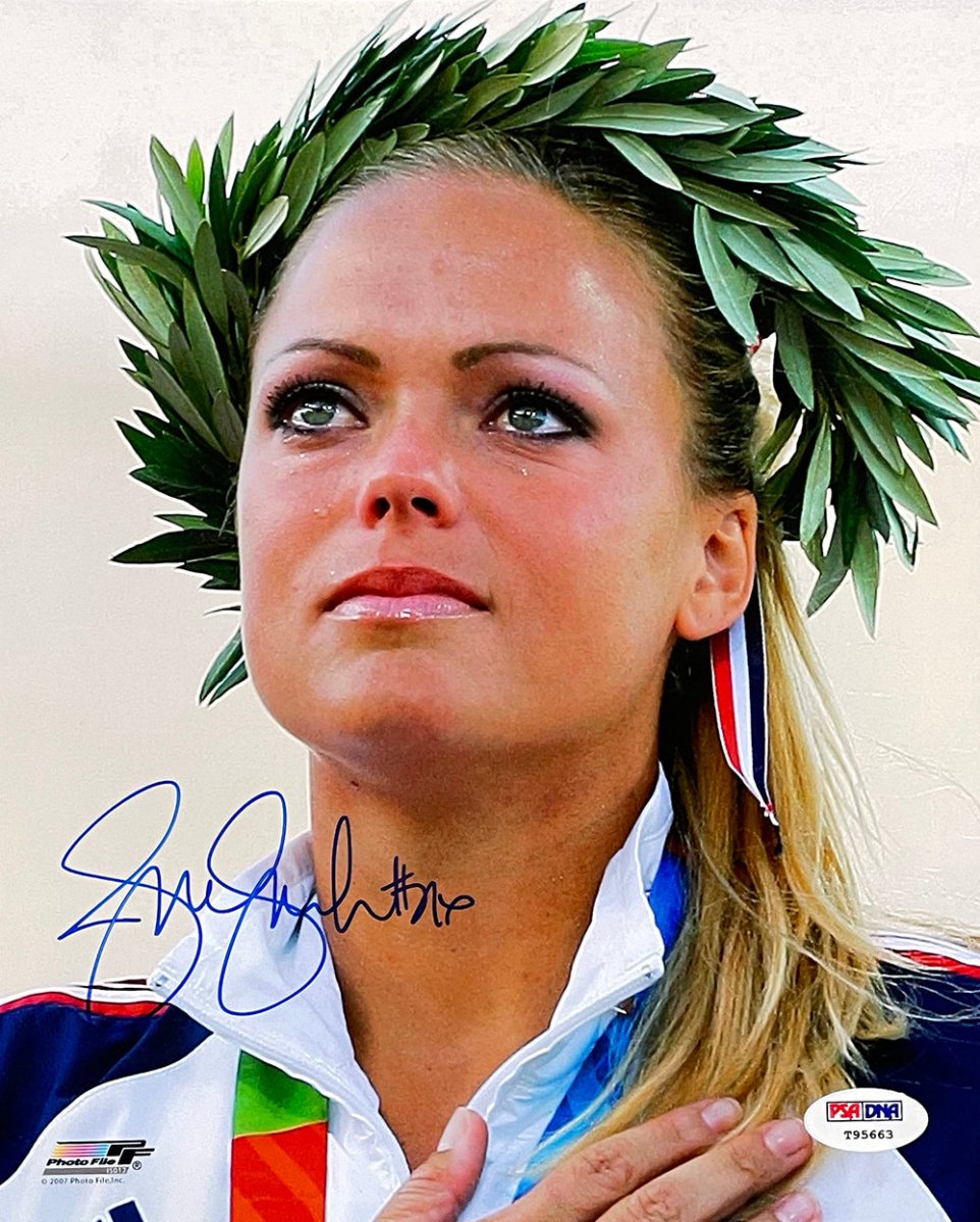 Jennie Finch Autographed USA Softball 8x10 Photo - PSA/DNA Certified Hologram - Perfect for Sports Memorabilia Collections, Fan Gifts, and Man Cave Decor