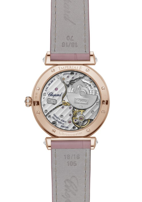 Chopard Imperiale Moonphase Ladies Watch - 18K Rose Gold & Diamonds | Ethical Luxury Timepiece for Women | Perfect for Formal Events, Gifts & Special Occasions
