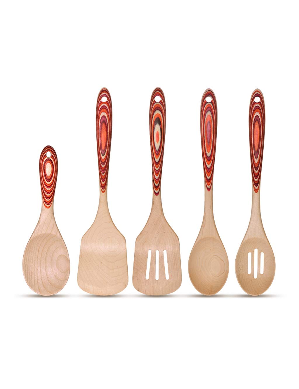 Non-Stick Wooden Spatula - Solid Wood Long Handle Kitchen Utensil for Cooking, Baking & Flipping | Eco-Friendly, Durable & Heat Resistant | Perfect for Pancakes, Eggs & Non-Stick Pans