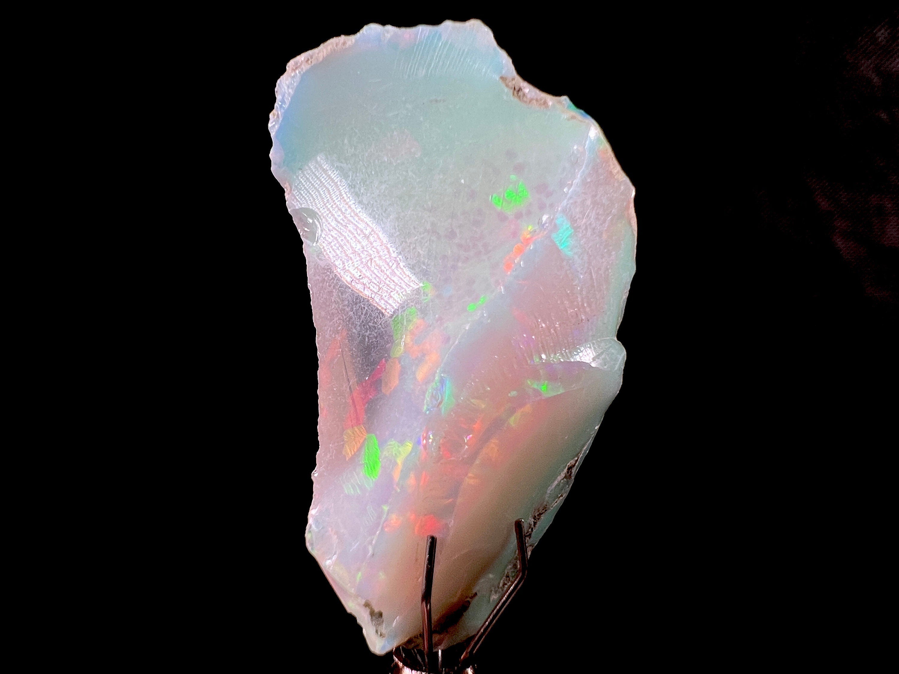 Natural 4A Welo Opal Raw Crystal - Premium Cutting Grade Opal Gemstone, October Birthstone (50143) for Jewelry Making, Healing Crystals & Collectibles