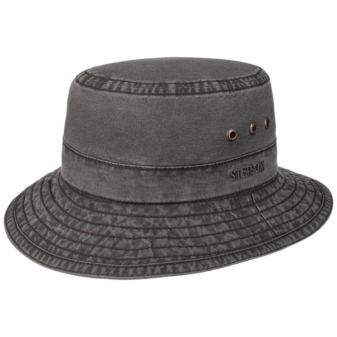Stylish Stetson Reston Bucket Hat for Men & Women - UV Protection Summer Outdoor Hat for Beach, Hiking, and Travel