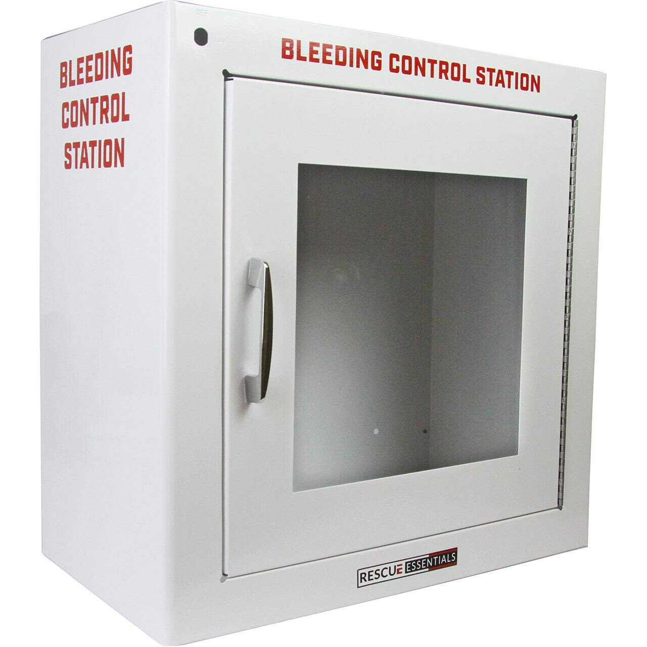 Rescue Essentials Bleeding Control Cabinet - First Aid Trauma Kit for Emergency & Disaster Preparedness - Perfect for Hospitals, Schools, and Workplace Safety