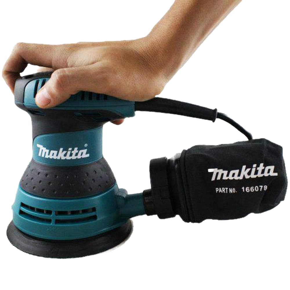 Makita BO5030 5-Inch Random Orbital Sander - Professional Woodworking Tool for Sanding & Finishing | Perfect for DIY Projects, Furniture Refinishing & Surface Preparation