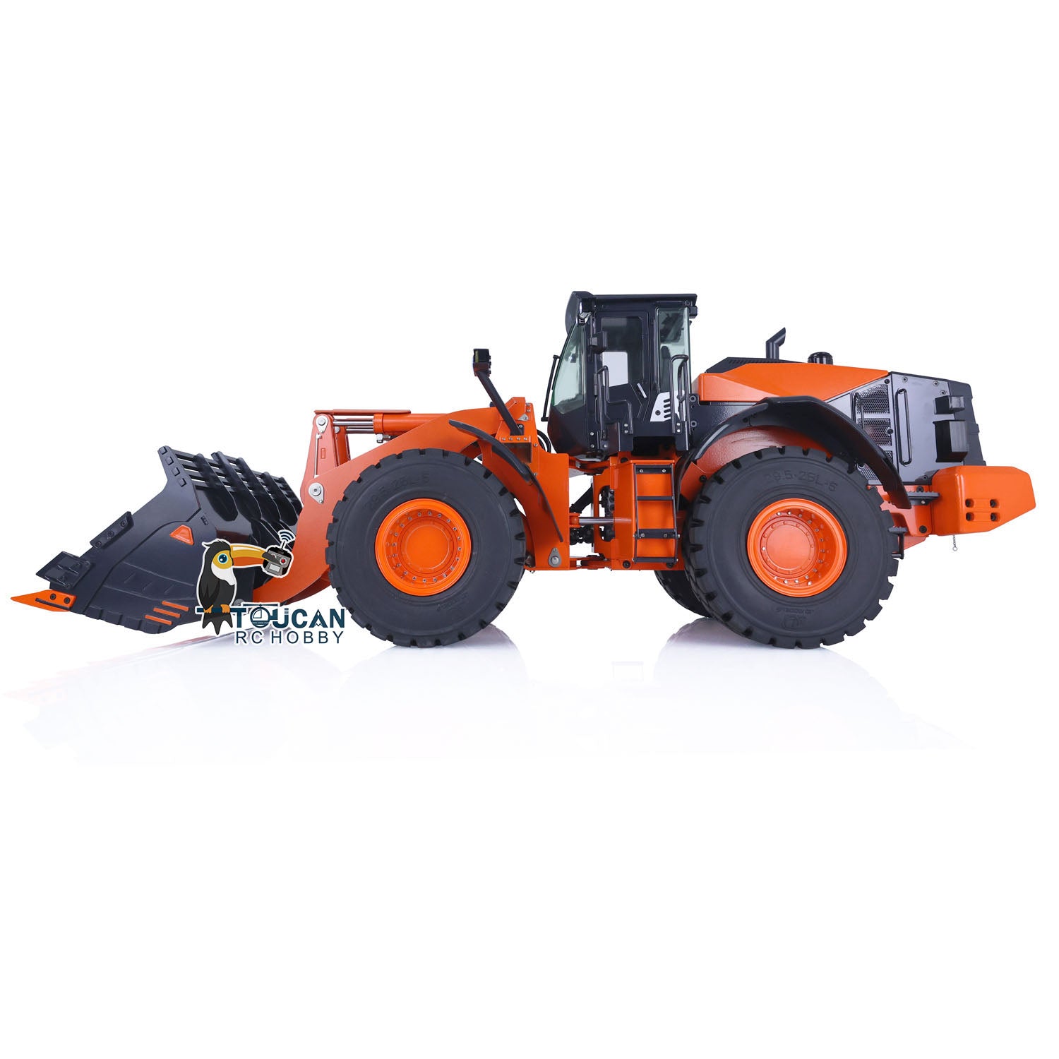 1/14 Scale Hydraulic RC Loader ZW370 JDM 198 - Remote Control Metal Construction Truck with New Sound Module - Realistic Model for Construction Site Play & Collectors