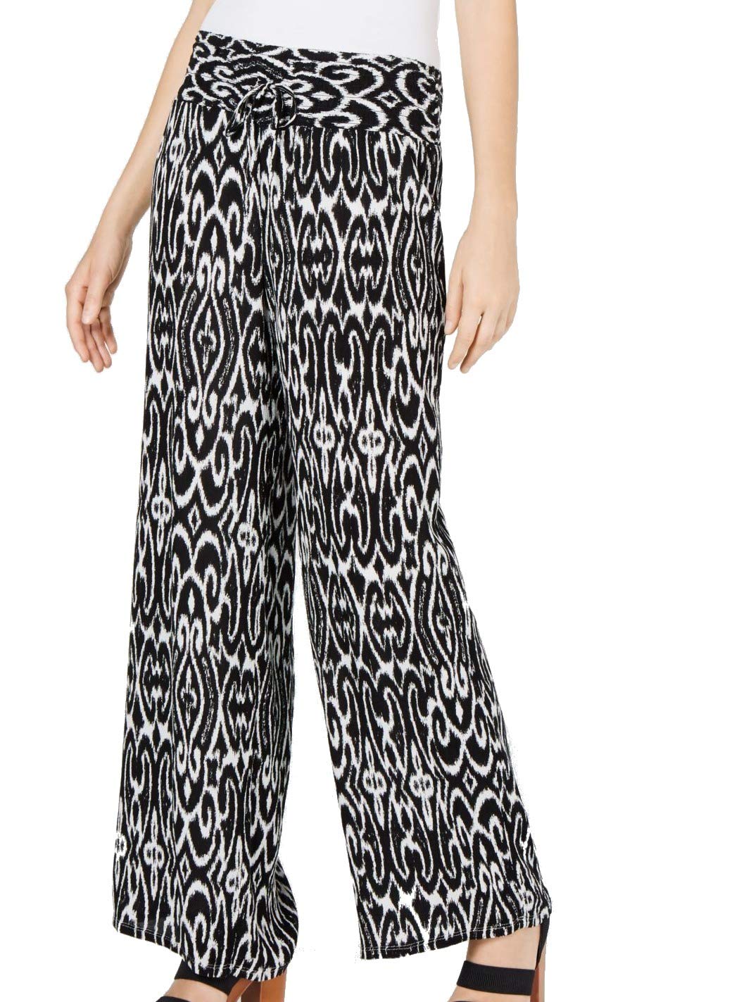 I.N.C. International Concepts Women's Smocked Printed Wide Leg Pants - Comfortable & Stylish Casual Wear for Work, Travel & Everyday Outfits