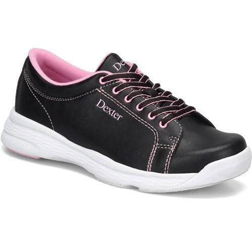 Dexter Women's Raquel V Black & Pink Bowling Shoes - Comfortable & Stylish for League Play & Casual Bowling
