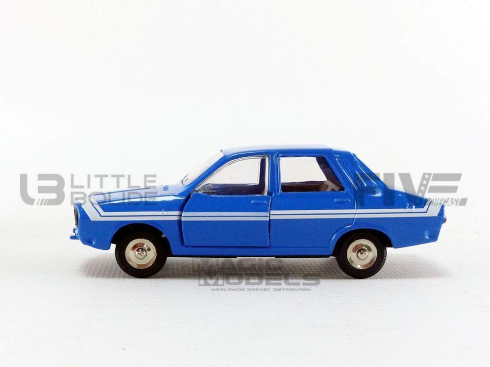 Dinky Toys Car Collectible 1:24 Scale Diecast Model - Blue & White Classic Vintage Vehicle - Perfect for Display, Gifts & Collectors