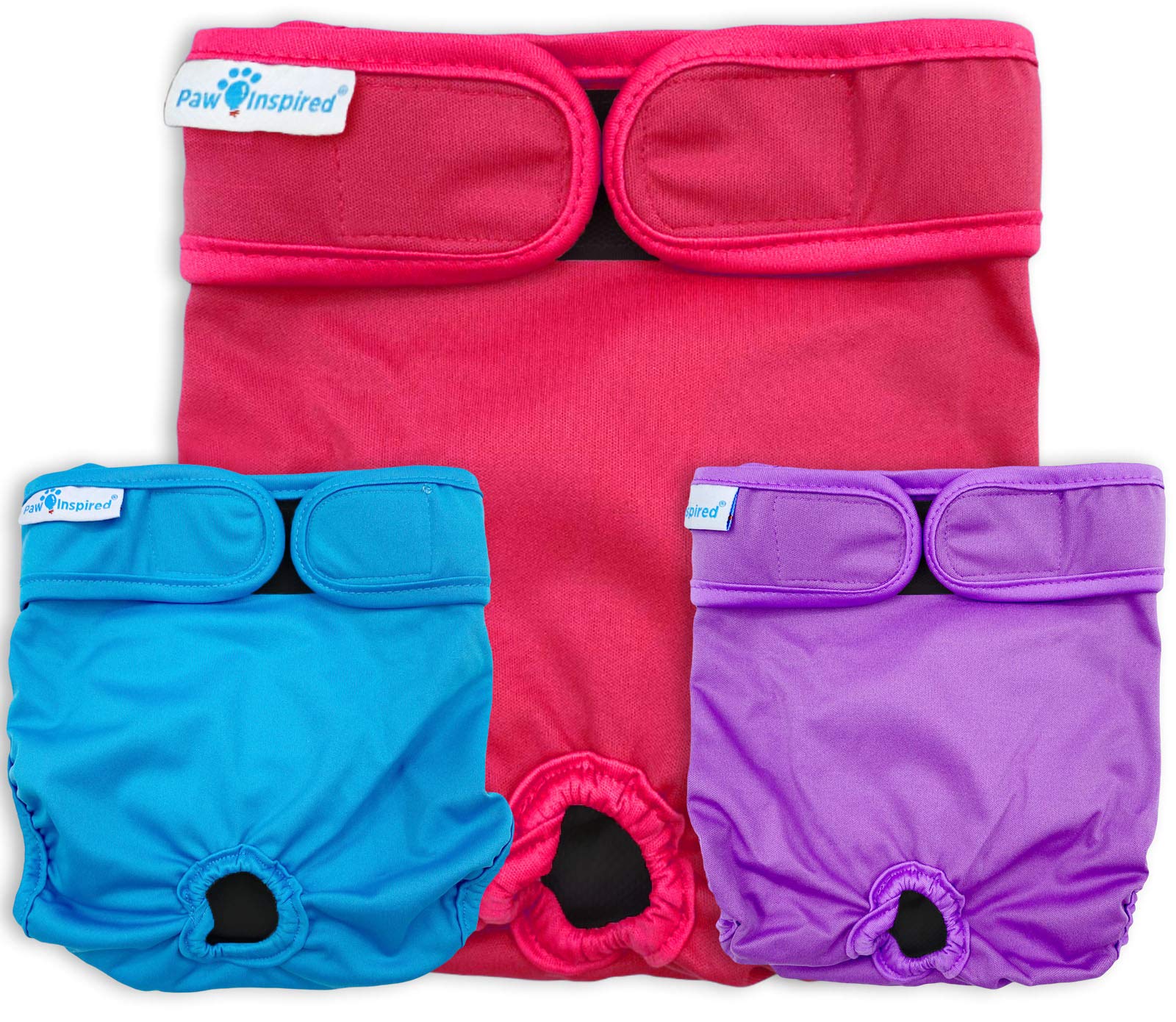 **Washable & Reusable Dog Diapers for Female Dogs | Cloth Diapers for Dogs in Heat & Incontinence | Pet Hygiene Solution for Home & Travel**    *(Use Case: Perfect for indoor accidents, travel, post-surgery care, and senior dogs with bladder control issues.)*