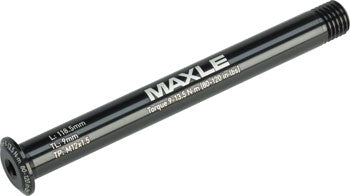 RockShox Maxle Stealth Front Thru Axle 12x100mm 118.5mm Length - Lightweight MTB & Road Bike Axle for Trail Riding & Commuting