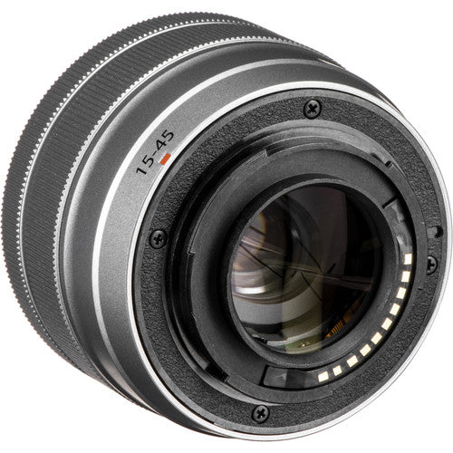 FUJIFILM XC 15-45mm f/3.5-5.6 OIS PZ Zoom Lens for X Series Mirrorless Cameras - Silver | Compact & Lightweight for Travel, Vlogging & Everyday Photography