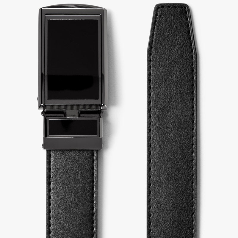 Classic Black Leather Belt for Men - Stylish & Durable Fashion Accessory | Perfect for Office, Casual Wear & Formal Occasions