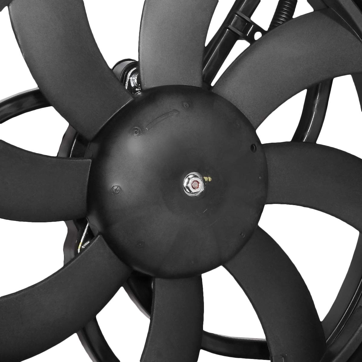 DNA MOTORING OEM-RF-0103 High Performance Radiator Cooling Fan Assembly - Direct Fit Replacement for 1997-2003 Ford Escort & 1997-1999 Mercury Tracer - Enhanced Cooling Efficiency - Black - Perfect for Engine Overheating Prevention & Summer Driving Conditions