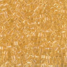11/0 Delica Beads #1112 - 1000pcs Crystal Ivory Transparent Glass Seed Beads (5.2g) for Jewelry Making, Embroidery & DIY Crafts