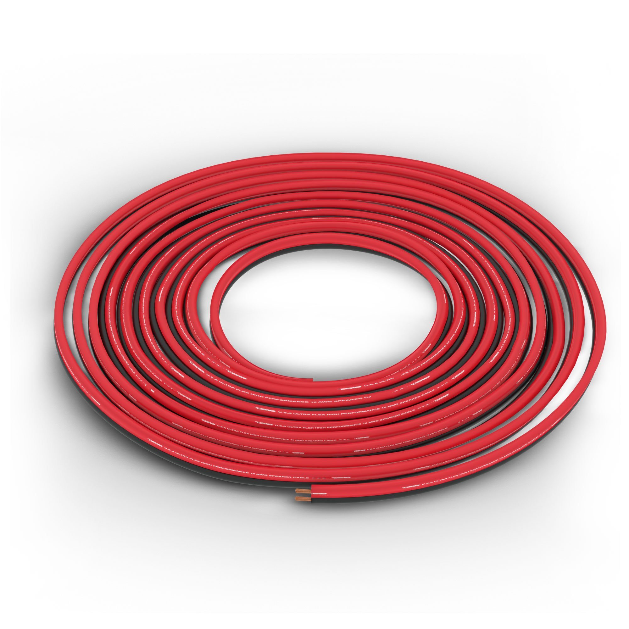 DS18 SW 10GA 100RB 10 Gauge Ultra Flexible CCA Speaker Wire - 100 Feet Roll for Car Audio, Home Theater, and Stereo System Installations