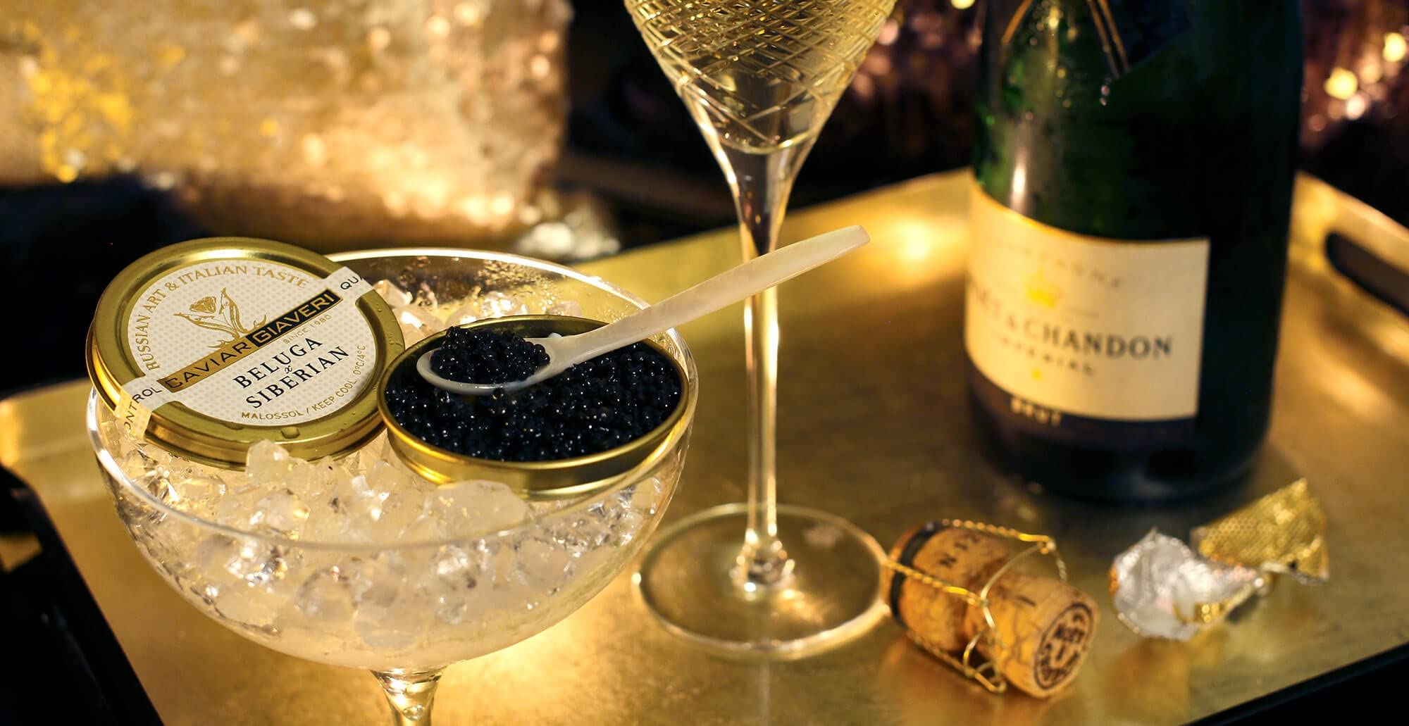 Premium Royal Beluga Hybrid Caviar Gift Set - World's Best Black Caviar (Huso huso x baerii) | 1.75oz (50g) Glass Jar with Free Blinis & Spoons | Gourmet Luxury Food for Special Occasions, Weddings & Gifts