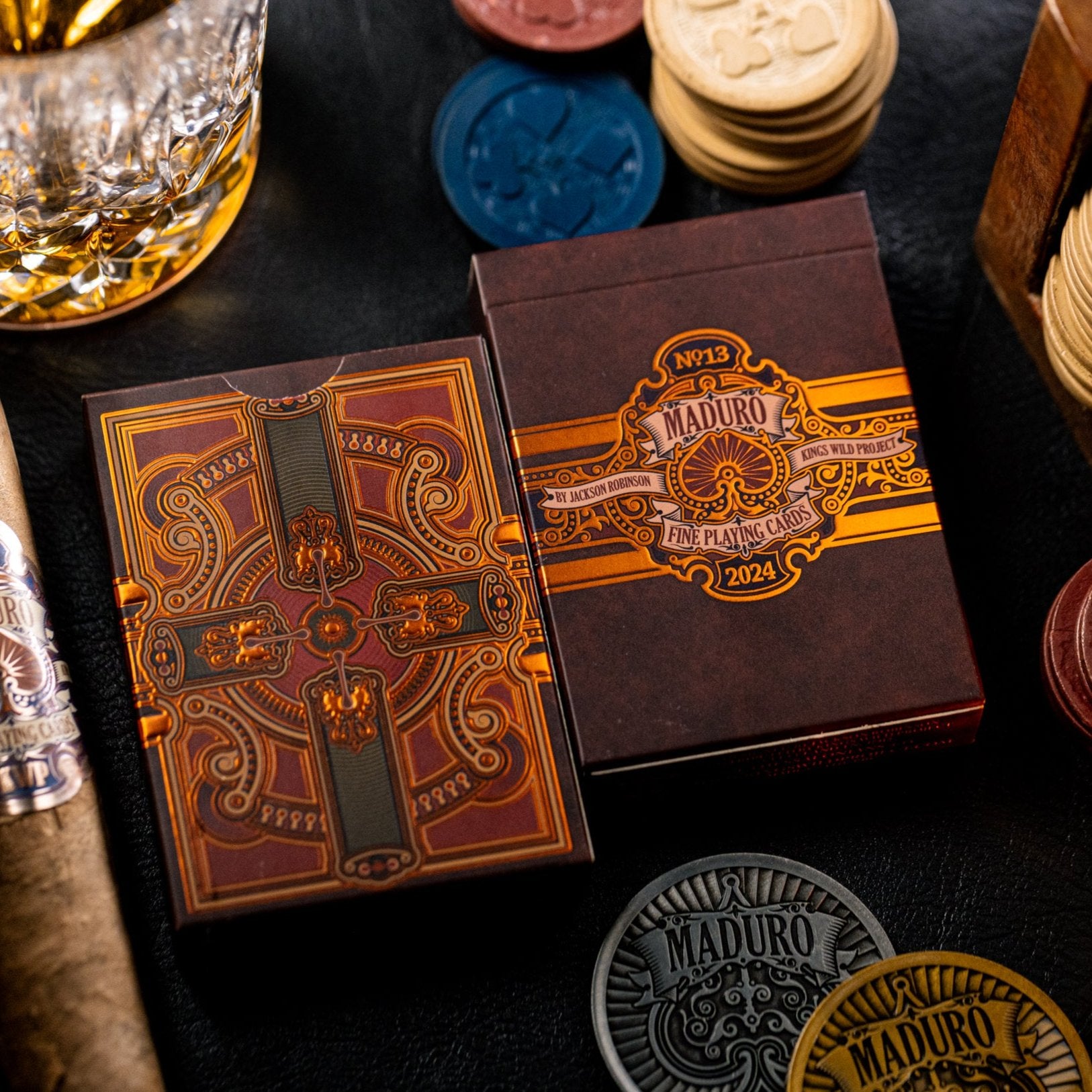 Premium Maduro Copper Gilded Cigars - Handcrafted Luxury Cigars for Special Occasions & Relaxation | Perfect for Celebrations, Gifts & After-Dinner Enjoyment