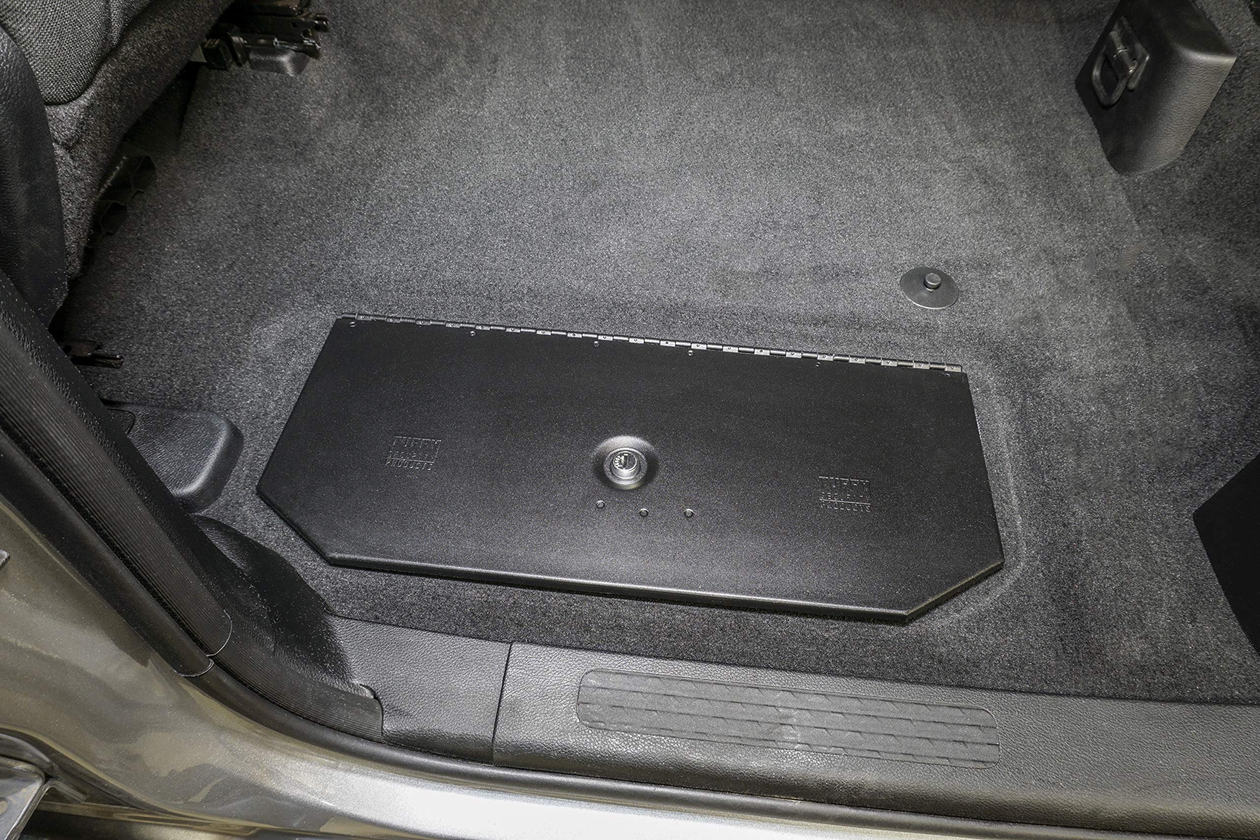 Tuffy in-Floor Storage Lid for RAM 5th Gen Trucks - Heavy Duty Security Lockbox for Under Seat Storage | Perfect for Tools, Gear & Valuables Protection While Off-Roading or Camping