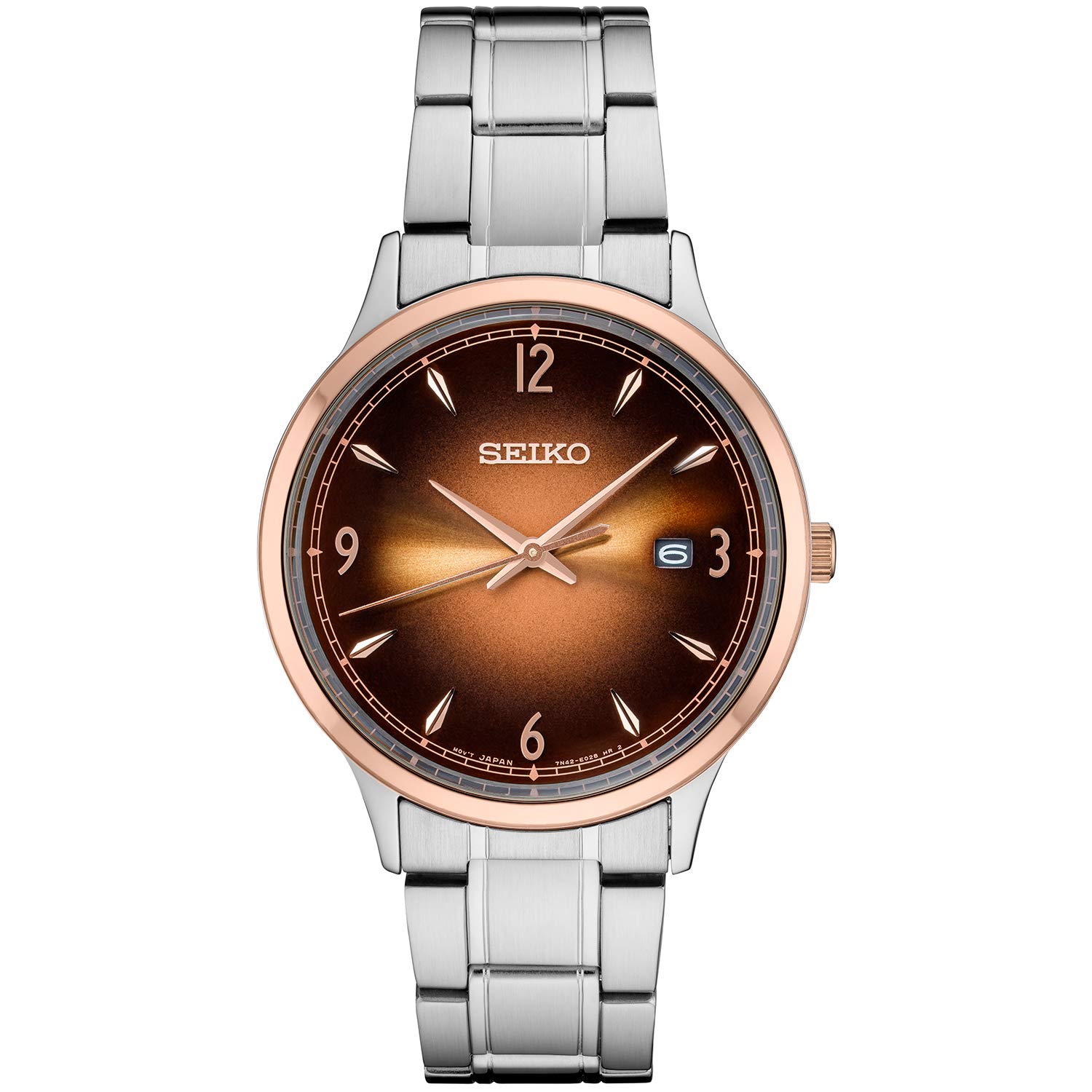 Men's Silver Tone Stainless Steel Watch - Waterproof & Durable Wristwatch for Business, Casual & Outdoor Activities | Perfect for Office, Dating & Travel
