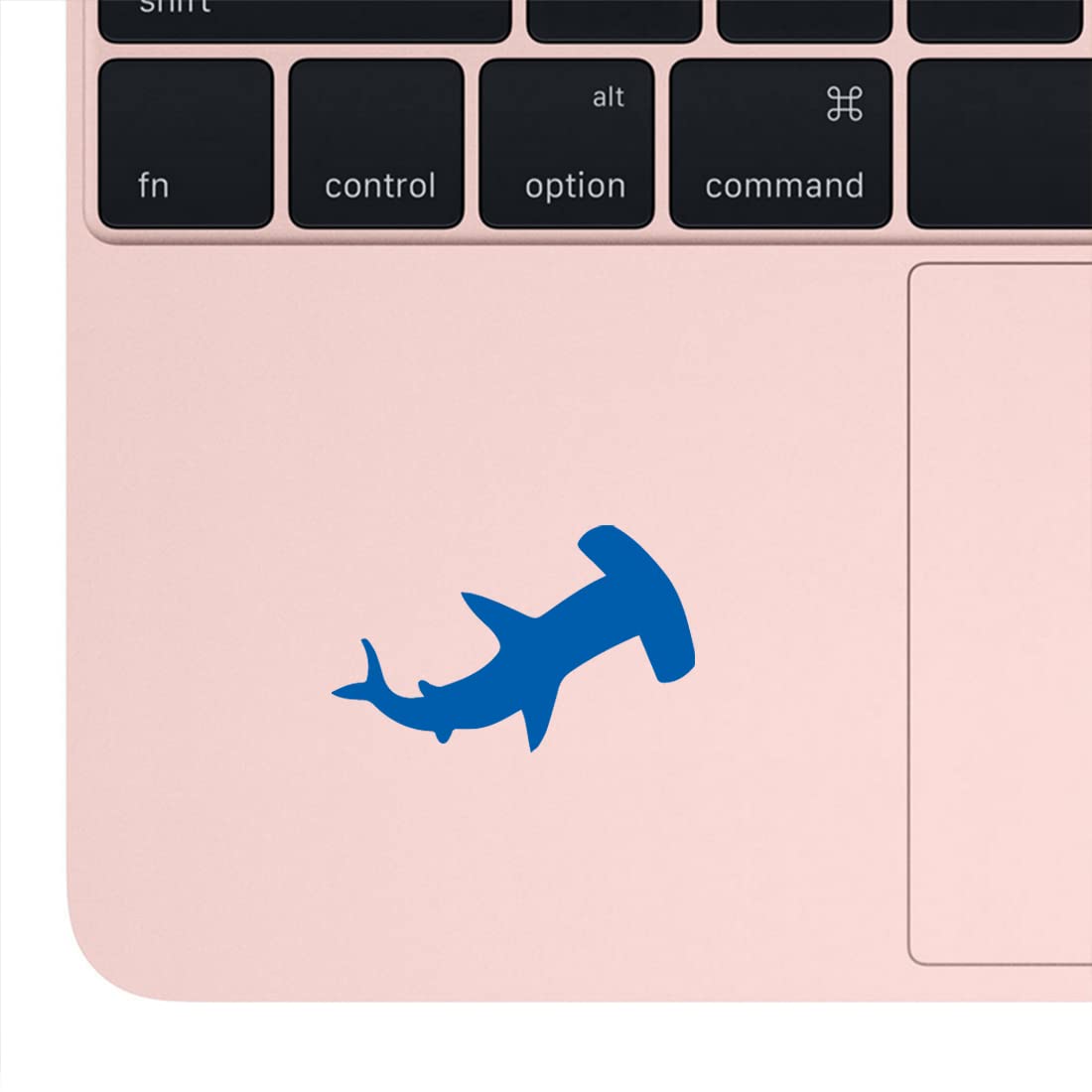 Premium Waterproof Vinyl Decal Stickers Set of 2 - Hammerhead Shark (Azure Blue) for Laptop, Phone, Helmet, Car Window, Bumper, Mug | Durable DIY Decoration for Home, Office, School - Perfect for Surfers, Marine Lovers & Shark Enthusiasts