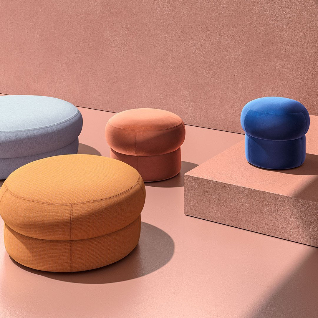 Sylvain Willenz Cepe Pouf Arrmet - Modern Designer Ottoman for Living Room, Bedroom & Office - Stylish Footrest and Extra Seating