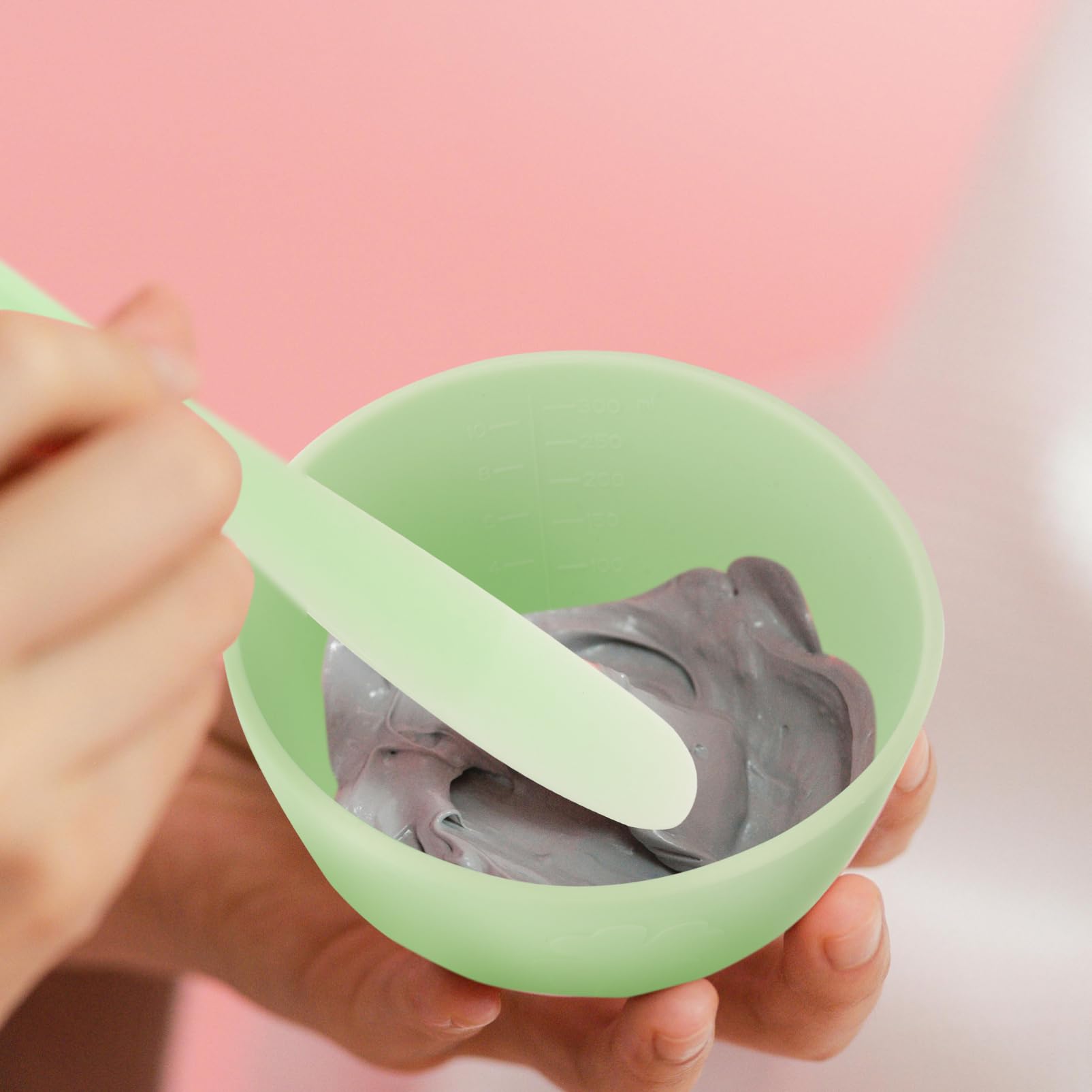 Baluue Professional Facial Mask Mixing Bowl Set with Stick - Skincare Tool for Estheticians & DIY Spa Treatments at Home - Perfect for Mixing Clay, Charcoal & Sheet Masks