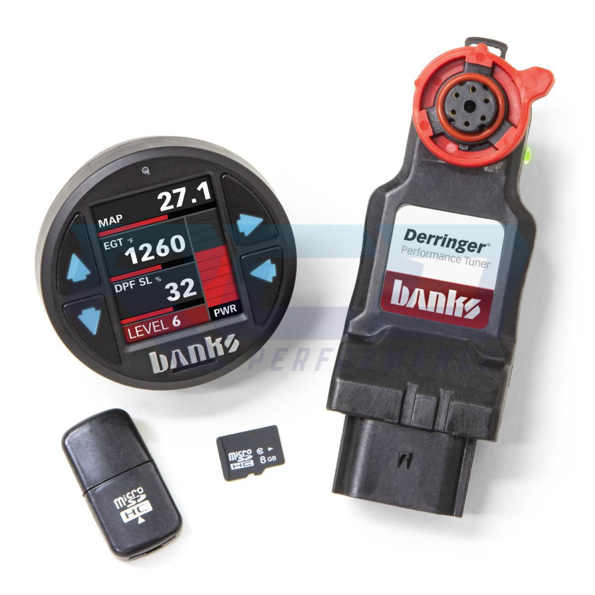 2017-2019 Ford 6.7L Power Stroke Banks Derringer Tuner - Performance Chip & Power Module for Enhanced Towing & Fuel Efficiency