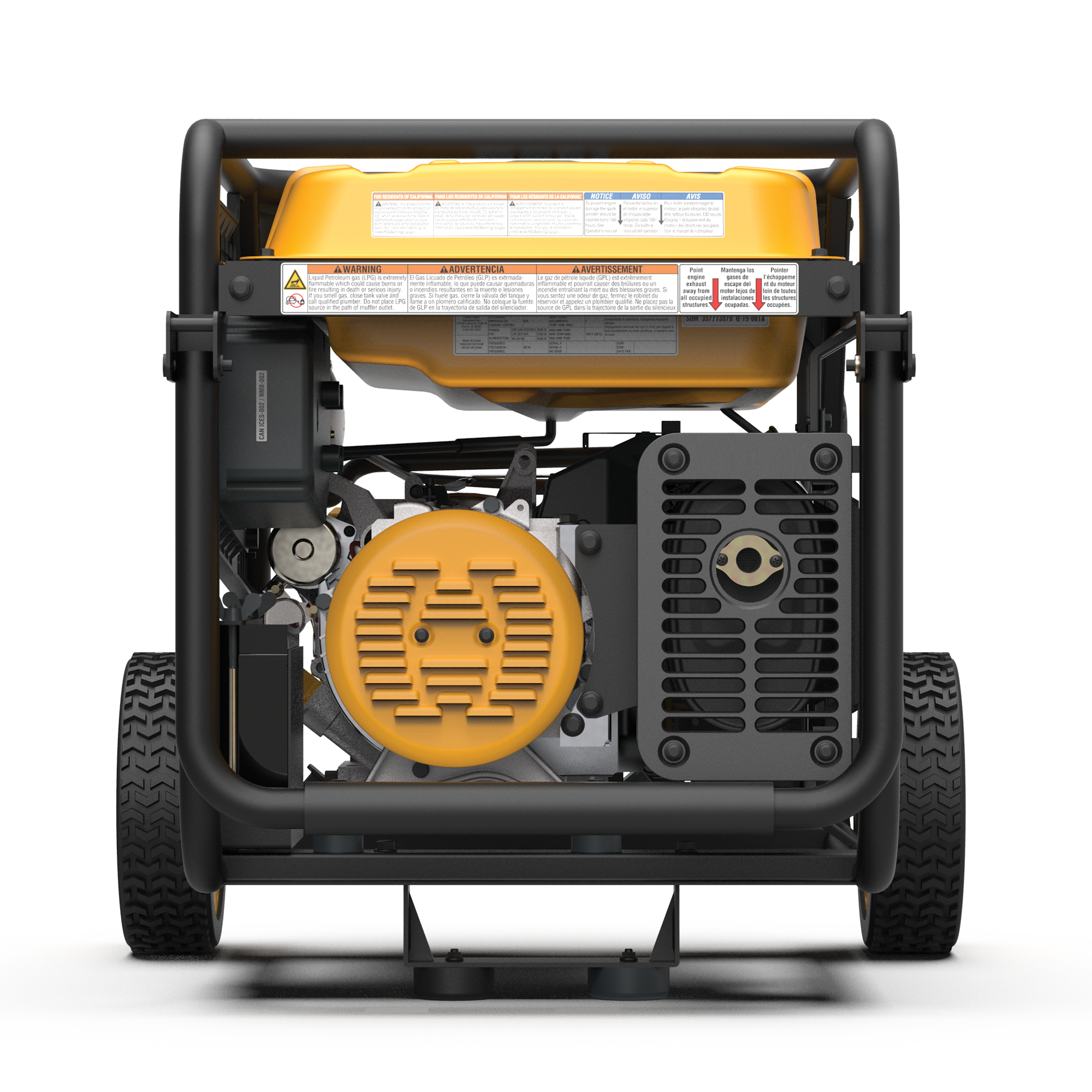 8000W Dual Fuel Portable Generator with Electric Start - 120V/240V for Camping, Home Backup & Outdoor Power Supply