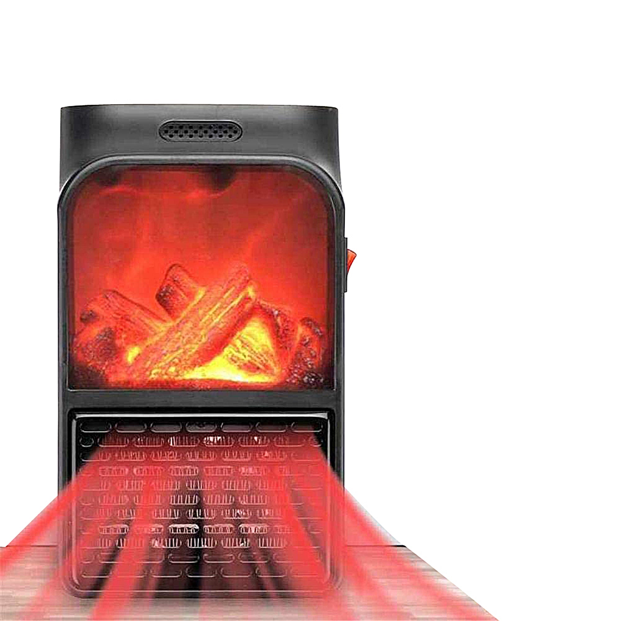 Insta Heater Flame - Portable Electric Space Heater with Adjustable Thermostat, Fast Heating for Home, Office & Indoor Use - Perfect for Winter, Bedroom & Small Rooms