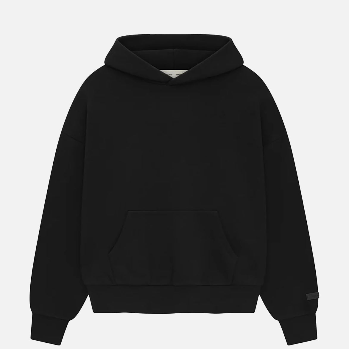 Classic Hoodie for Men & Women - Jet Black Unisex Pullover Sweatshirt | Comfortable & Stylish for Casual Wear, Gym, and Outdoor Activities