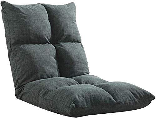 Ergonomic Floor Chair with Adjustable Backrest - 5-Position Reclining, Foldable & Washable Meditation Seat for Office, Living Room, or Yoga - Comfortable Floor Cushion for Adults - Perfect for Working, Relaxing & Meditation