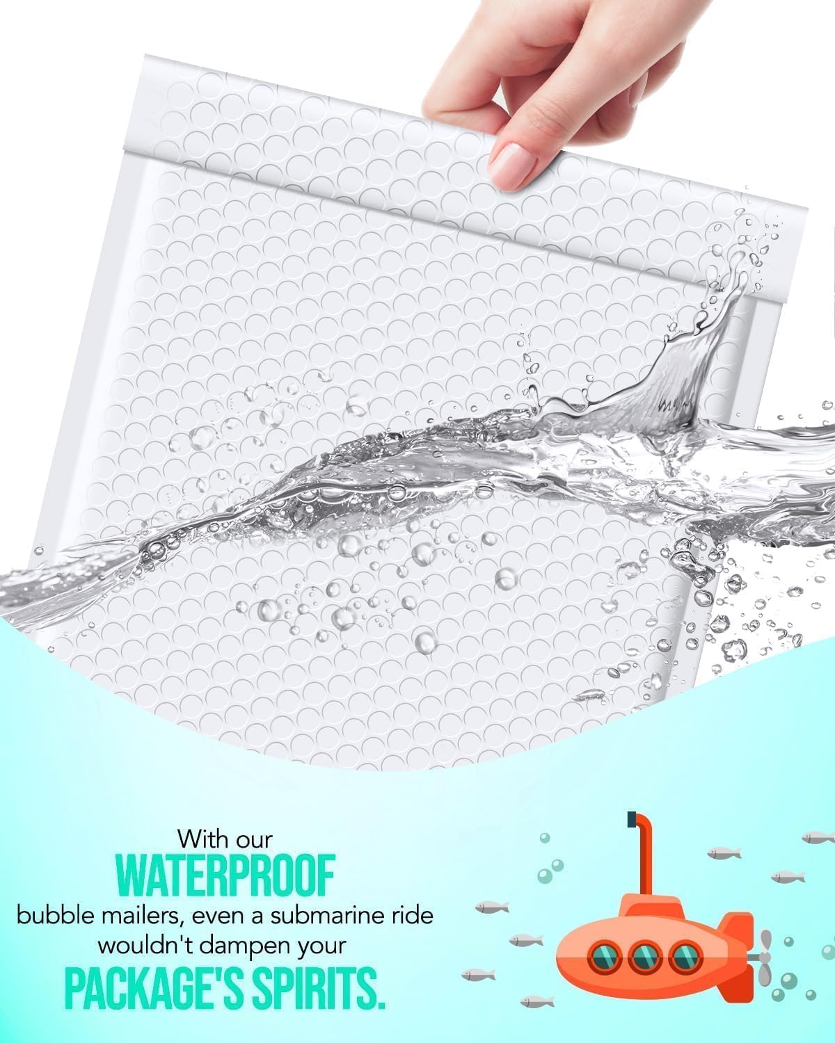 GSSUSA 8.5x12 Inch White Bubble Mailers 250 Pack - Large Padded Self-Seal Envelopes with Strong Adhesion for Shipping Clothes, Magazines, Books & Small Items - Perfect for Ecommerce, Amazon FBA & Online Sellers